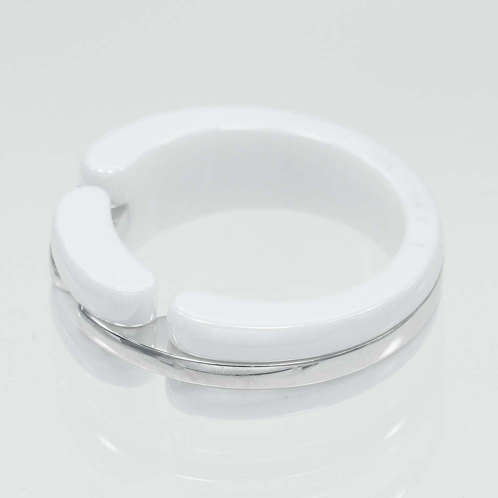 CHANEL 18k Silver Ring - Picture 6 of 10